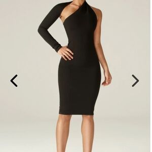 Dasha Modern Midi One Shoulder Dress